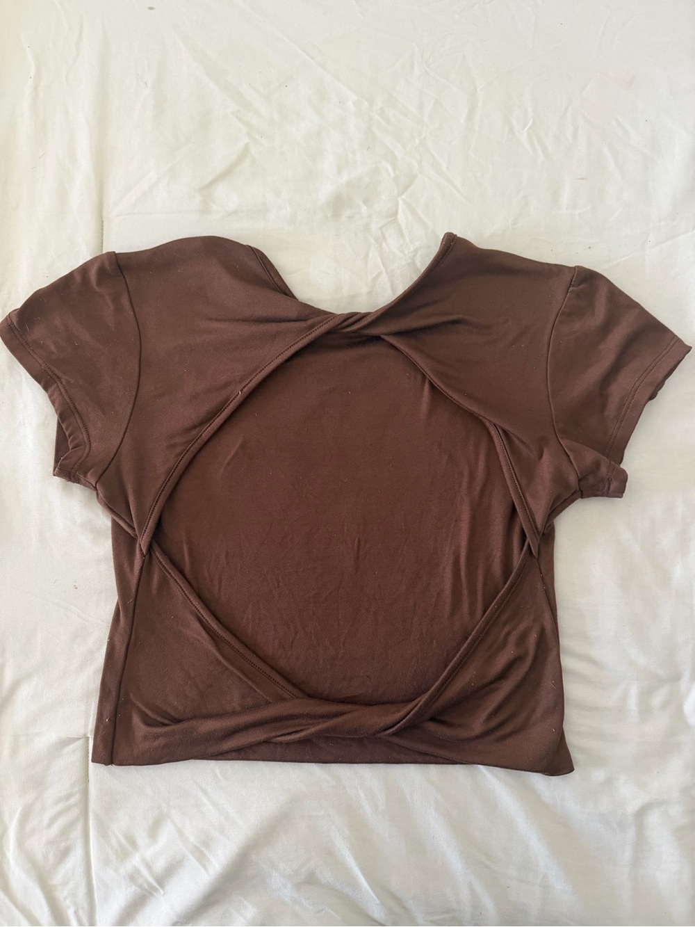 backless brown top - Picture 4 of 5